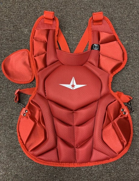 All Star System 7 Axis Youth 10-12 Catchers Gear Set - Solid Red |  SidelineSwap