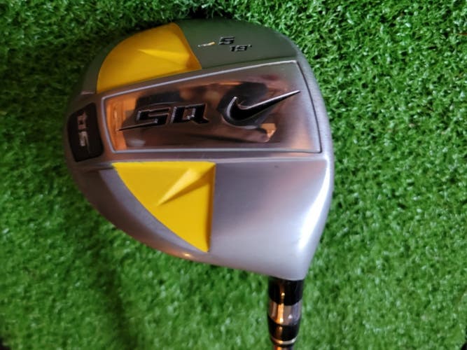 Used Nike SQ Men's Right 5 Wood Stiff Flex Steel Shaft