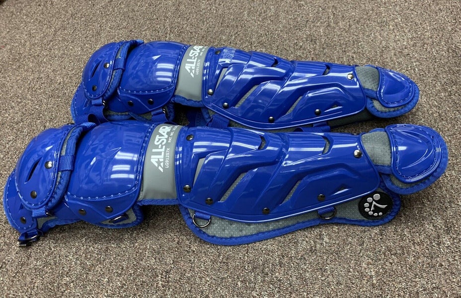 All Star System 7 Axis Youth 10-12 Catchers Gear Set - Royal Blue Grey