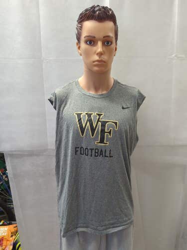 Team Issued Wake Forest Nike Football Sleeveless Shirt XXL 2XL NCAA