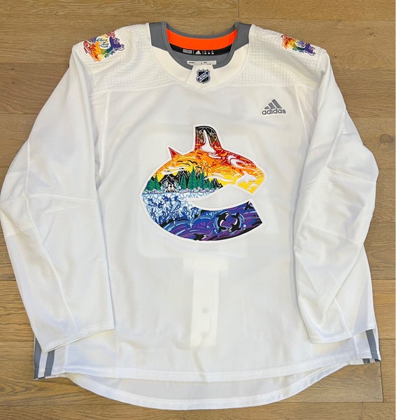 Elias Pettersson Vancouver Canucks 50th Anniversary Flying Skate Adidas  Jersey