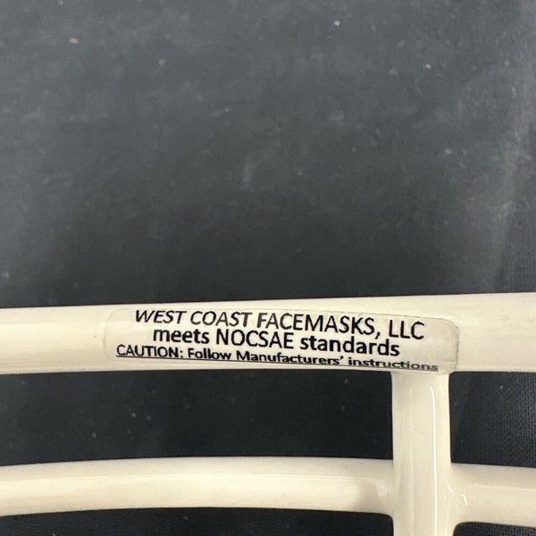 Schutt Titanium Ti-ROPO Adult Football Face Mask White.