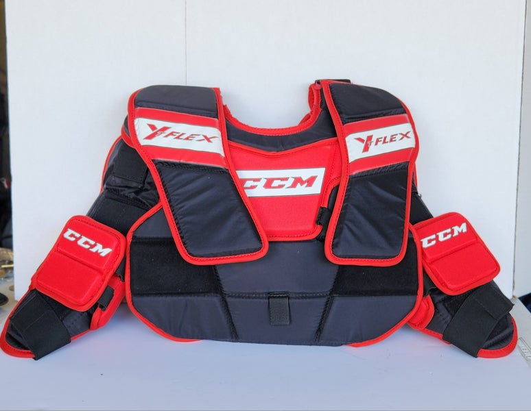 Used Large/Extra Large CCM Y flex Goalie Chest Protector
