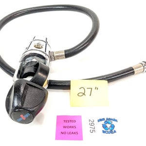 Sea Quest Mirage Yoke 1st First Stage Scuba Dive Regulator + Inflator Hose #2975