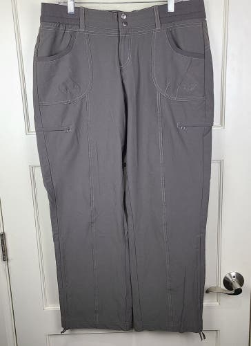 Kuhl Nylon Hiking Cargo Pants Womens 14 Short Drawstring Stretch Outdoors