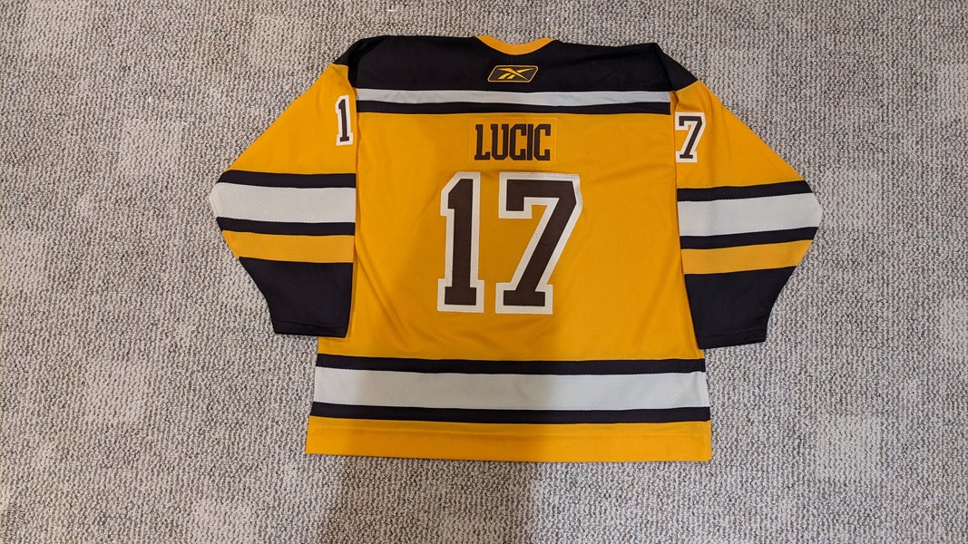 RARE VTG 2010 NHL Winter Classic Boston Bruins Milan Lucic Jersey