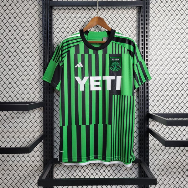 adidas Austin FC 21/22 Home Jersey Black / Real Green - Soccer Shop USA