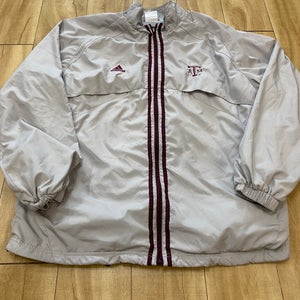 Texas A&M University Adidas Full Zip Track Jacket Adult XL