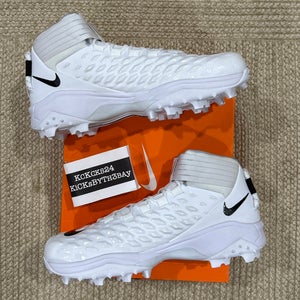 WIDE Nike Force Savage Pro 2 Shark White Football Cleats Mens Size 16 WIDE CK2823-100