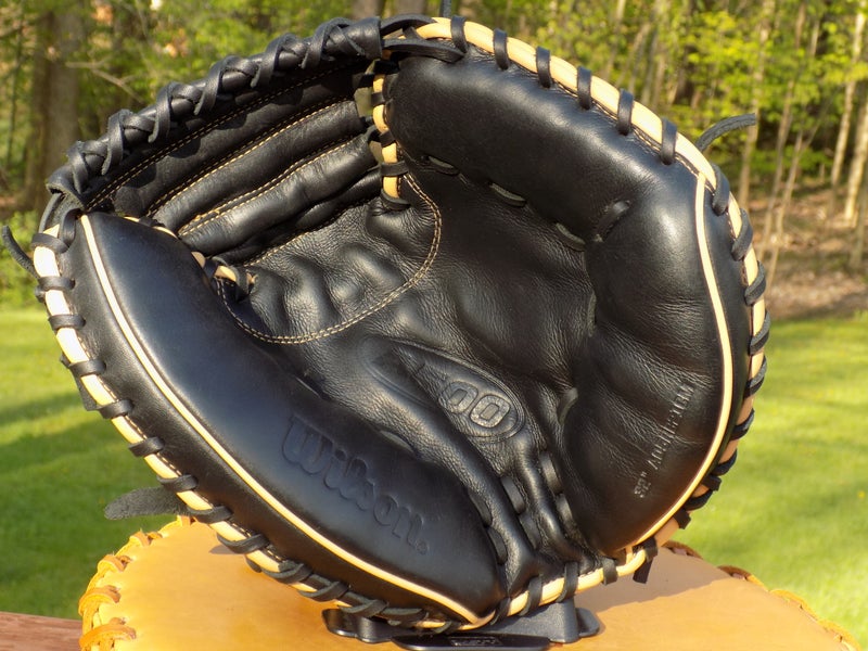 Used Wilson Right Hand Throw Catcher's A500 Baseball Glove 32"