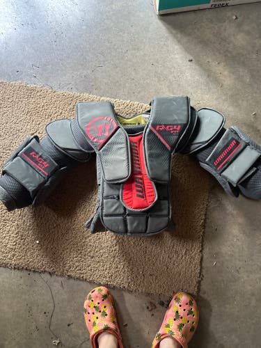 Used Medium Warrior  Ritual G4 Goalie Chest Protector