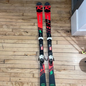 Used Rossignol 114 cm Racing Hero Athlete SL Pro Skis With Bindings