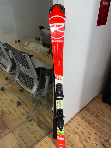 Used Rossignol 146 cm Hero FIS SL Pro Skis | SidelineSwap