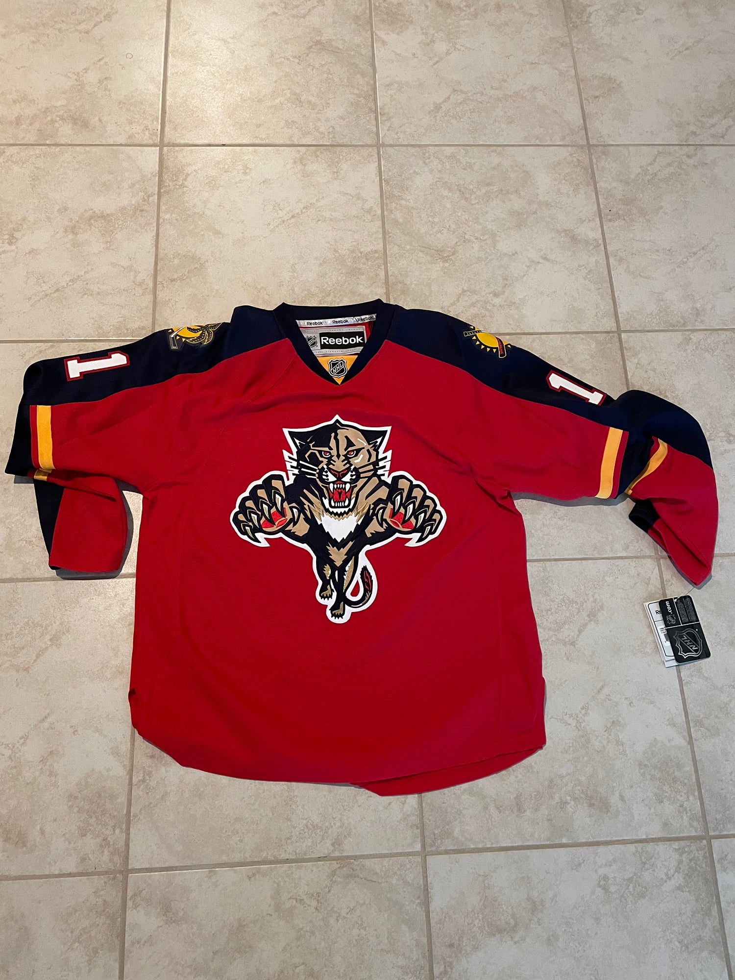 WOMENS Florida Panthers Authentic RBK NHL Hockey Jersey