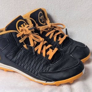 Warrior Vex 3.0 Cleats Size 5.5 Color Black Condition Used Lacrosse