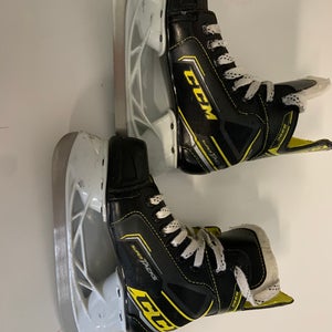 Used CCM Regular Width Size 13 super tacks 9350 Hockey Skates