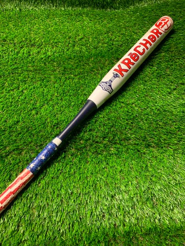Miken Krecher ASA/USA Used Composite   Slowpitch Softball  Bat 27 oz