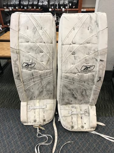 Used 35" Reebok Premier II Goalie Leg Pads