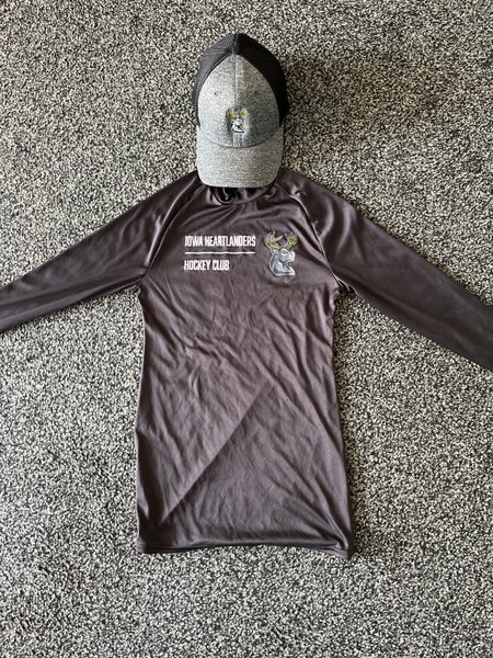 Iowa Heartlanders ECHL long sleeve and hat