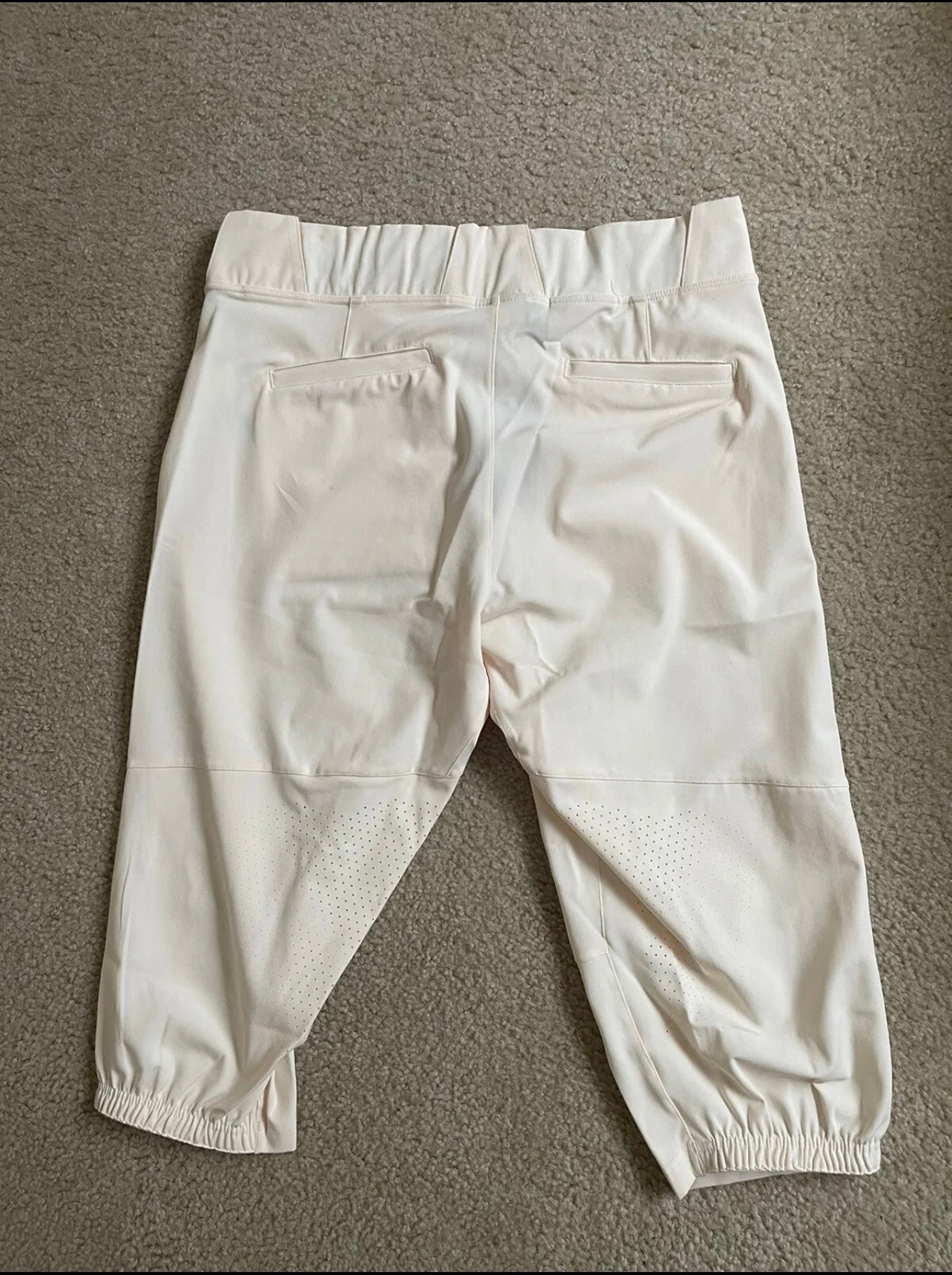 nike cream baseball pants