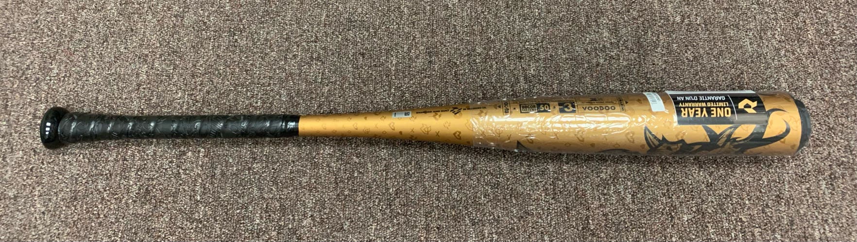 New 2023 Demarini Voodoo One Gold -3 BBCOR High School Bat - 31" 28 oz.
