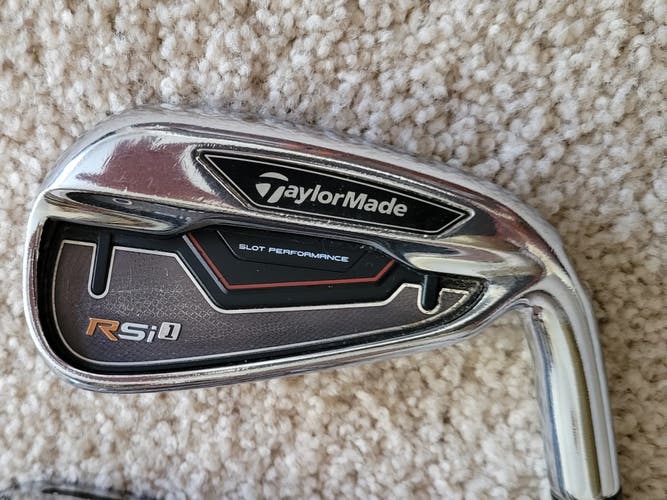 Used Men's TaylorMade Right Handed RSi 1 Iron Set Regular Flex 7 Pieces Steel Shaft 5 to PW + AW