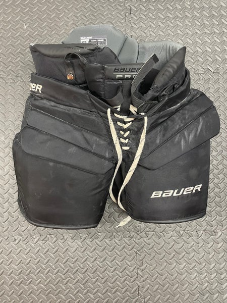Used Large Bauer Supreme Pro Hockey Goalie Pants