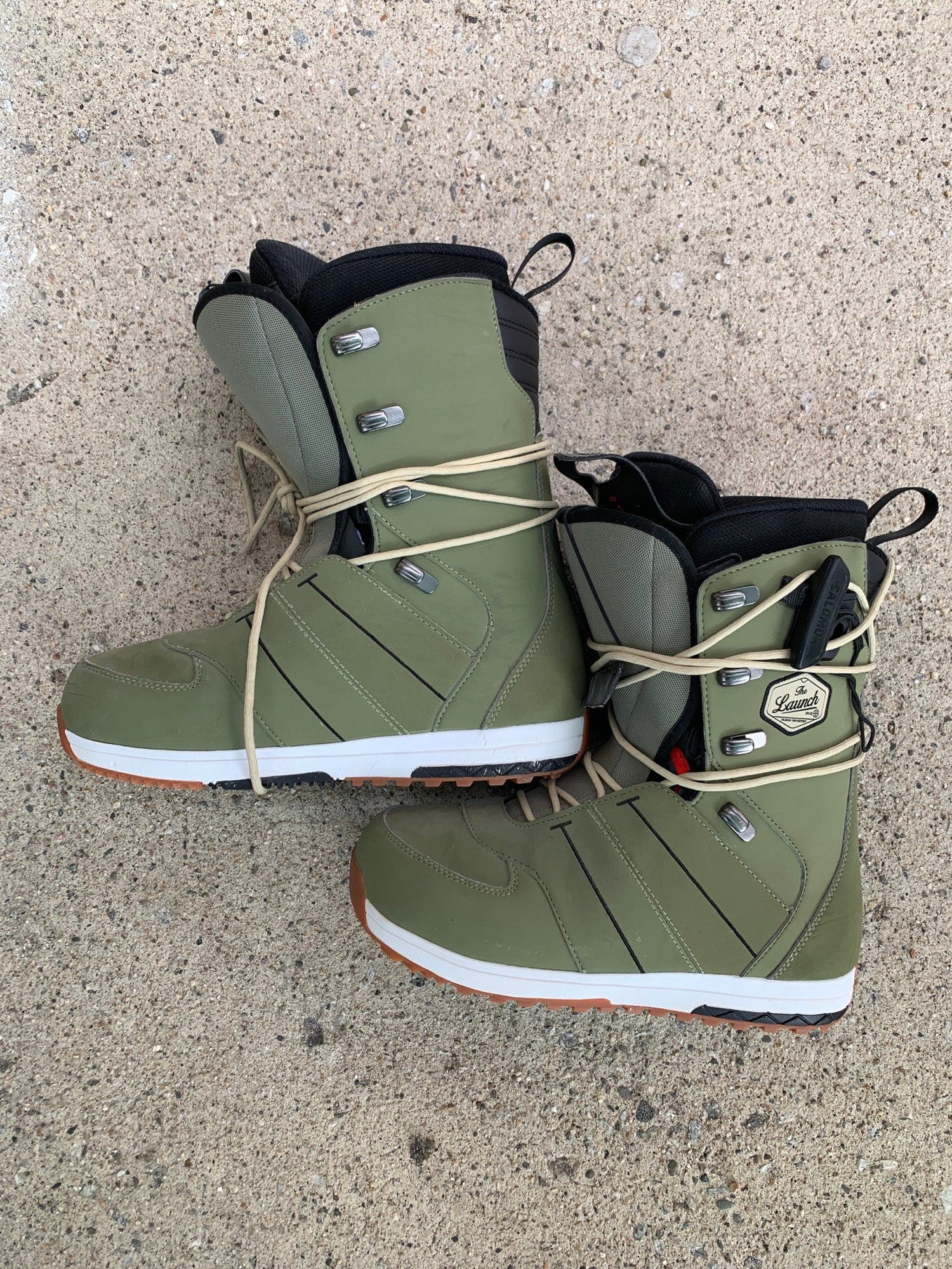 plak analyse academisch Used Salomon Launch Lace Snowboard Boots - Size: M 9.0 (W 10.0) |  SidelineSwap