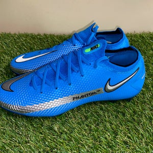 Nike Phantom GT Elite FG Blue Soccer Cleats CK8439-401 Men 5.5 Wmn 7 Bosnia NEW