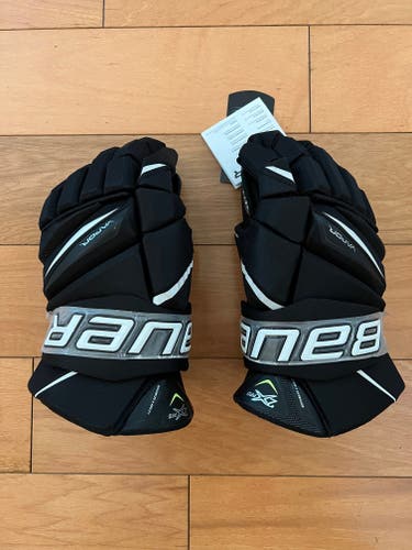 New Bauer Vapor 2X Pro Gloves 14" - Senior - Black