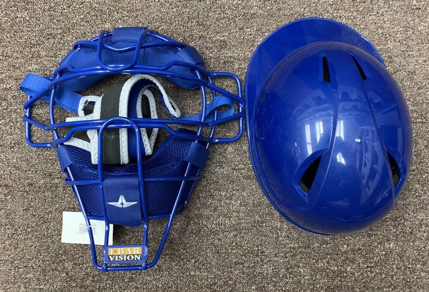Evoshield Pro-SRZ Adult 16+ Baseball Catchers Gear Set - Royal Blue
