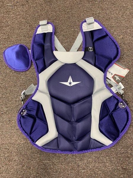 All-Star Cp1216s7 System 7 15.5 inch Chest Protector - Purple