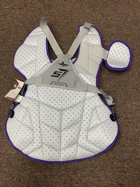 All-Star Cp1216s7 System 7 15.5 inch Chest Protector - Purple