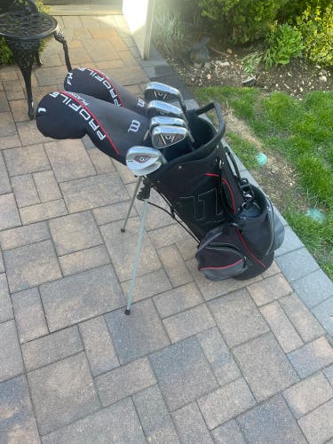 Wilson Mens Profile Platinum Complete Golf Set Tall