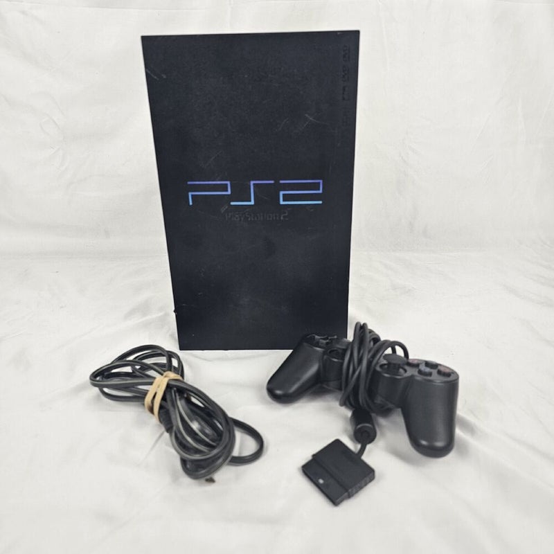 Sony PlayStation 2 Console Black (SCPH-39001) With Power Cord & Controller