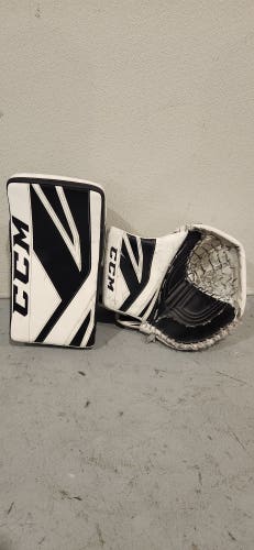 CCM Premier P2.5 junior catcher blocker set matching