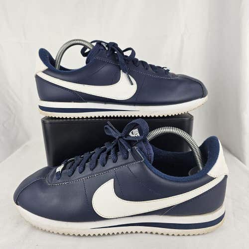 Nike Men’s Cortez '72 Leather Obsidian Navy Blue Running 819719-410 Sz 8.5 Shoes