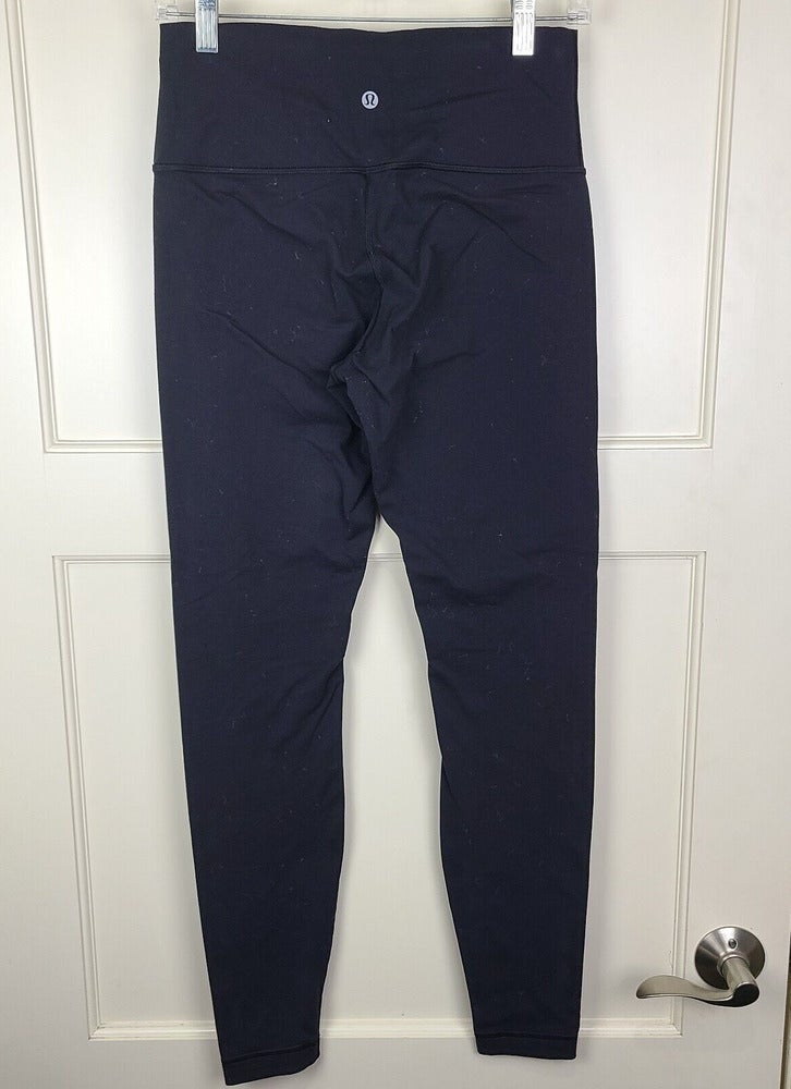 Lululemon Wunder Under High Rise Black Leggings 30 Inseam Size: 8