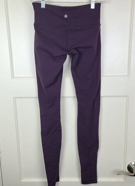 Lululemon Wunder Under Leggings Plum Mid-Rise Rise 31
