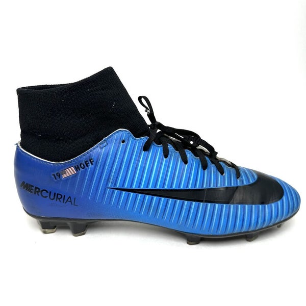 Nike ID Mercurial Victory VI Soccer Cleats Shoes AJ7646-991 Blue Black 7 SidelineSwap