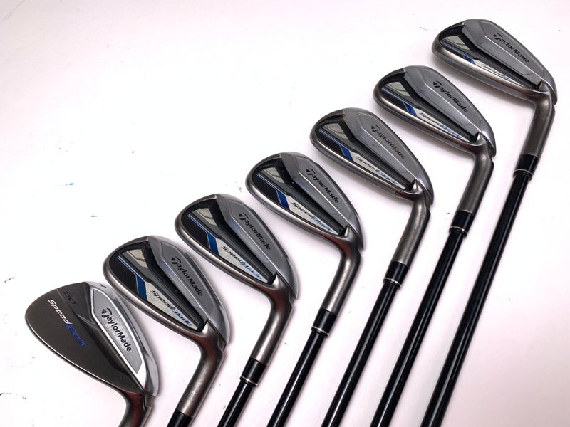 Taylormade Speedblade Iron Set 5-PW+AW VeloxT 65g Regular Graphite Mens RH