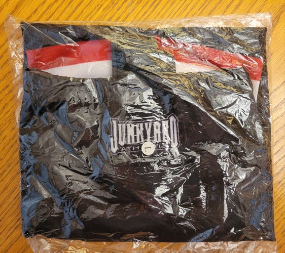 New Junkyard Hockey Socks Black & White & Red SENIOR Large