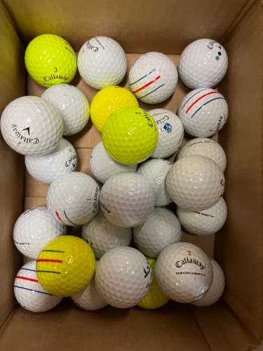 28 AAAA Used Callaway Chrome Soft And Triple Track Balls