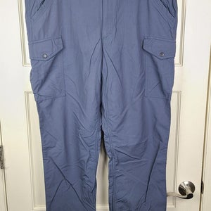 Duluth Trading Co Cargo Pants Mens Gray Utility Elastic Waist Size: 40 x 32