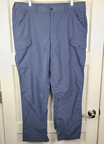 Duluth Trading Co Cargo Pants Mens Gray Utility Elastic Waist Size: 40 x 32
