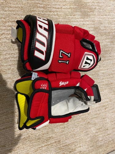 Kovalchuk Game Worn New Jersey Devils Warrior Luxe Gloves - Meigray LOA and Photomatched
