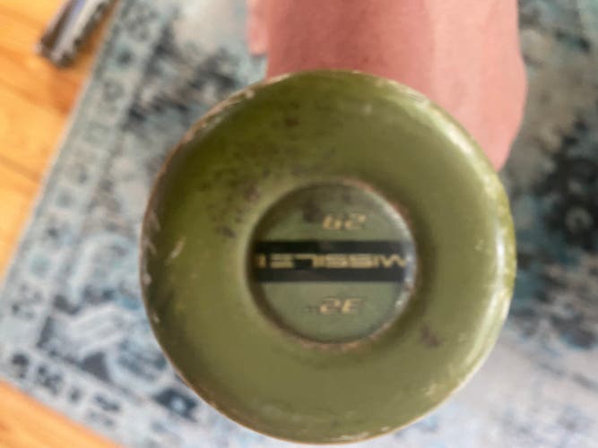 Used BBCOR Certified Stinger Alloy Missile 2 Bat (-3) 29 oz 32"