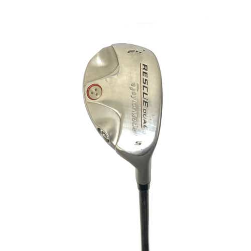 Used Taylormade Rescue Dual Men's Right 5 Hybrid Stiff Flex Graphite Shaft