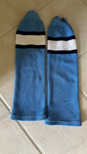 Blue Used Large Athletic Knit  Socks