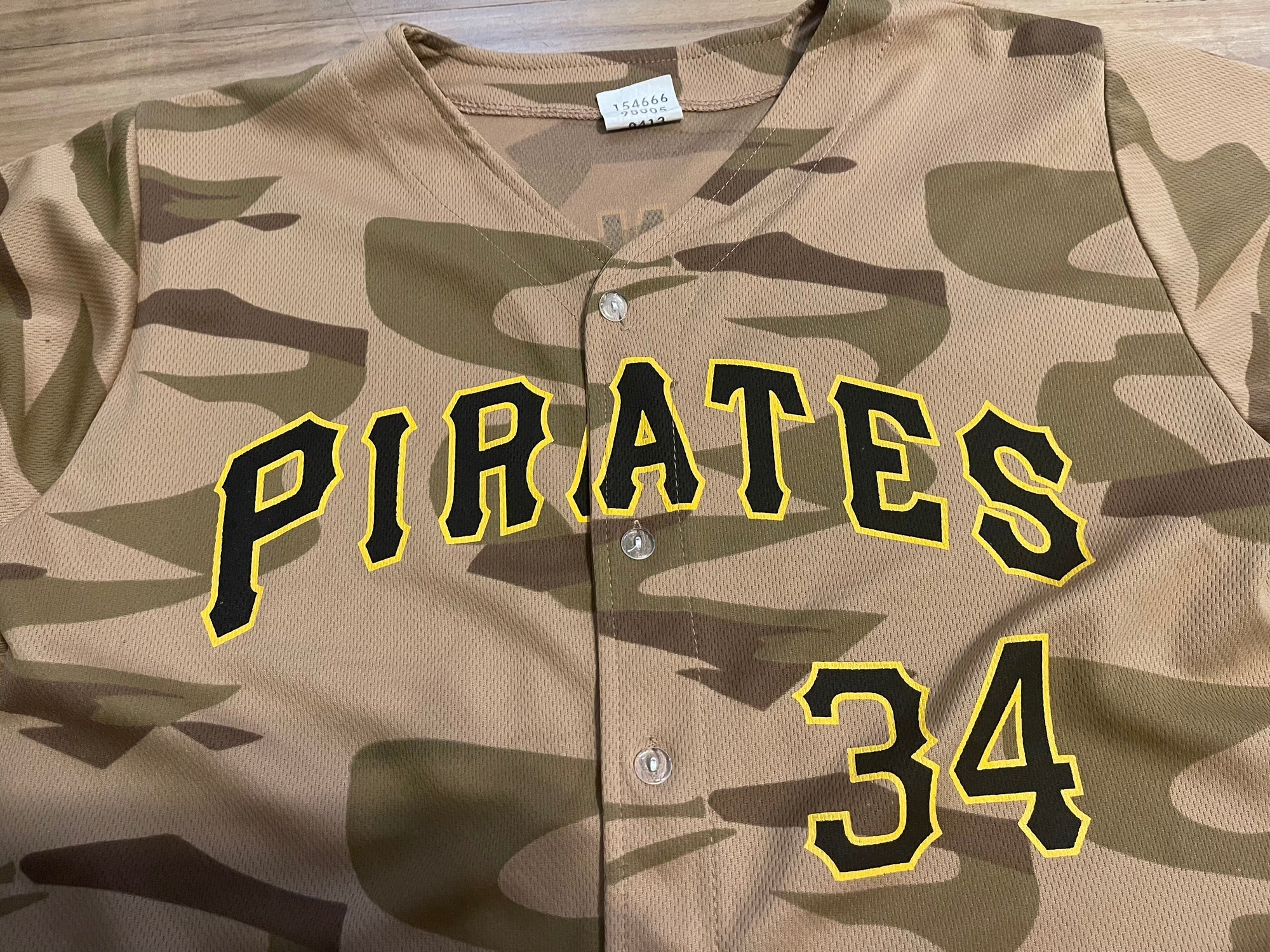 Pittsburgh Pirates Camo MLB Jersey | SidelineSwap